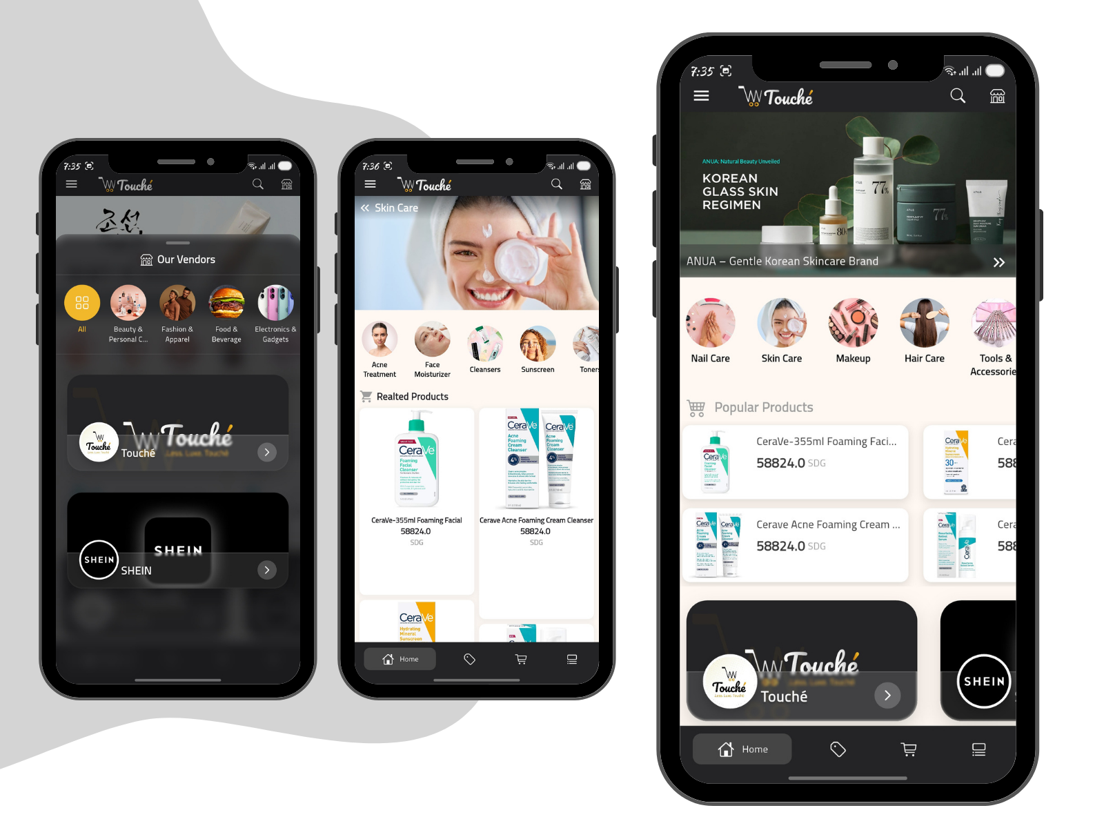 Touché Mobile App – Client Side