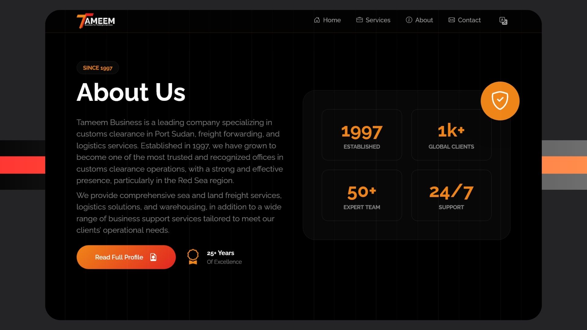 Tameem Business Website Redesign | Modern Web & UI/UX Experience